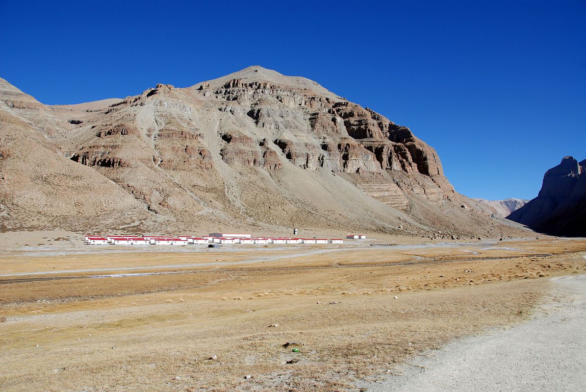 09 New Buildings On The West Side Of The Lha Chu Near Tarboche On Mount Kailash Outer Kora A new set of buildings are on the west side of the Lha Chu just past Tarboche.